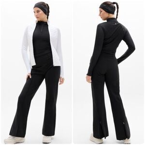 ATHLETA Glacier Bootcut High Rise Pant Snow Ski Pants Black Size 12